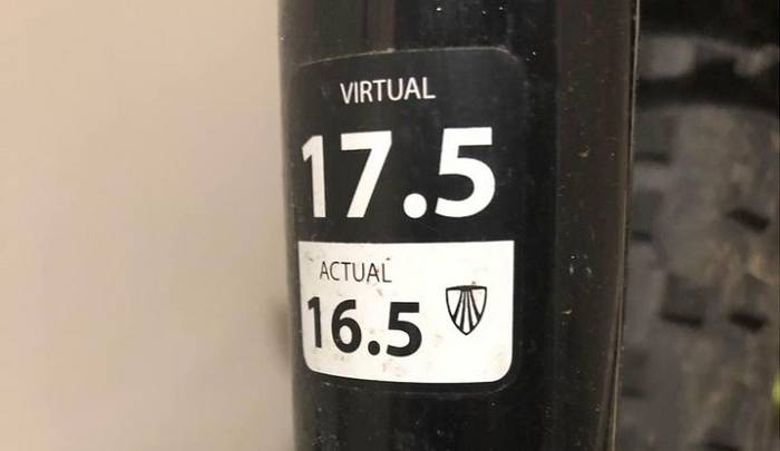 Virtual vs Actual bicycle sizing
