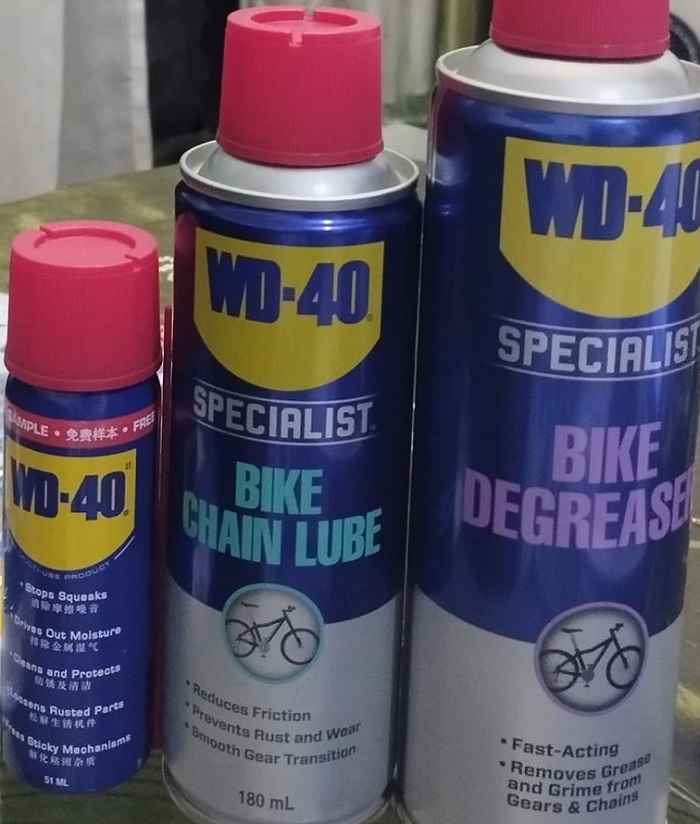 WD40 Bike Chain Lube & Bike Degreaser