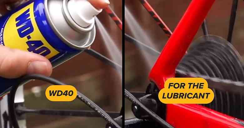 WD40 On Bike Chains